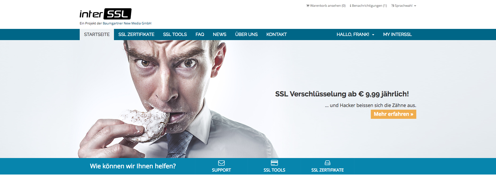 InterSSL website relaunch